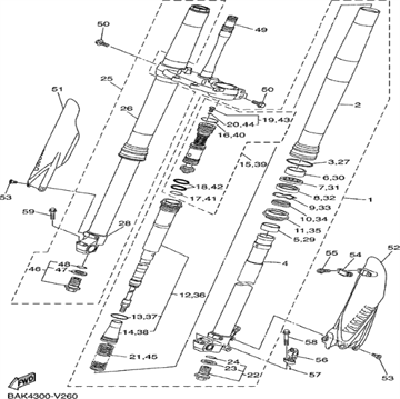 Air valve comp. , 1C3-23190-l0 , Yamaha